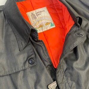 Vintage London Fog Charcoal Bomber similar to Members Only 80s